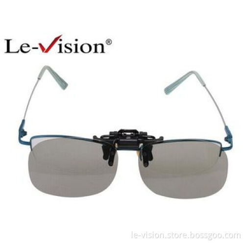 Polarized 3D Glasses Lenses without PC Frame for Passive System